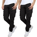 Black & Black 40 2-Pack Men's Flex-Stretch Cotton Cargo Pants, 31-Inch Inseam - Comfortable and Durable